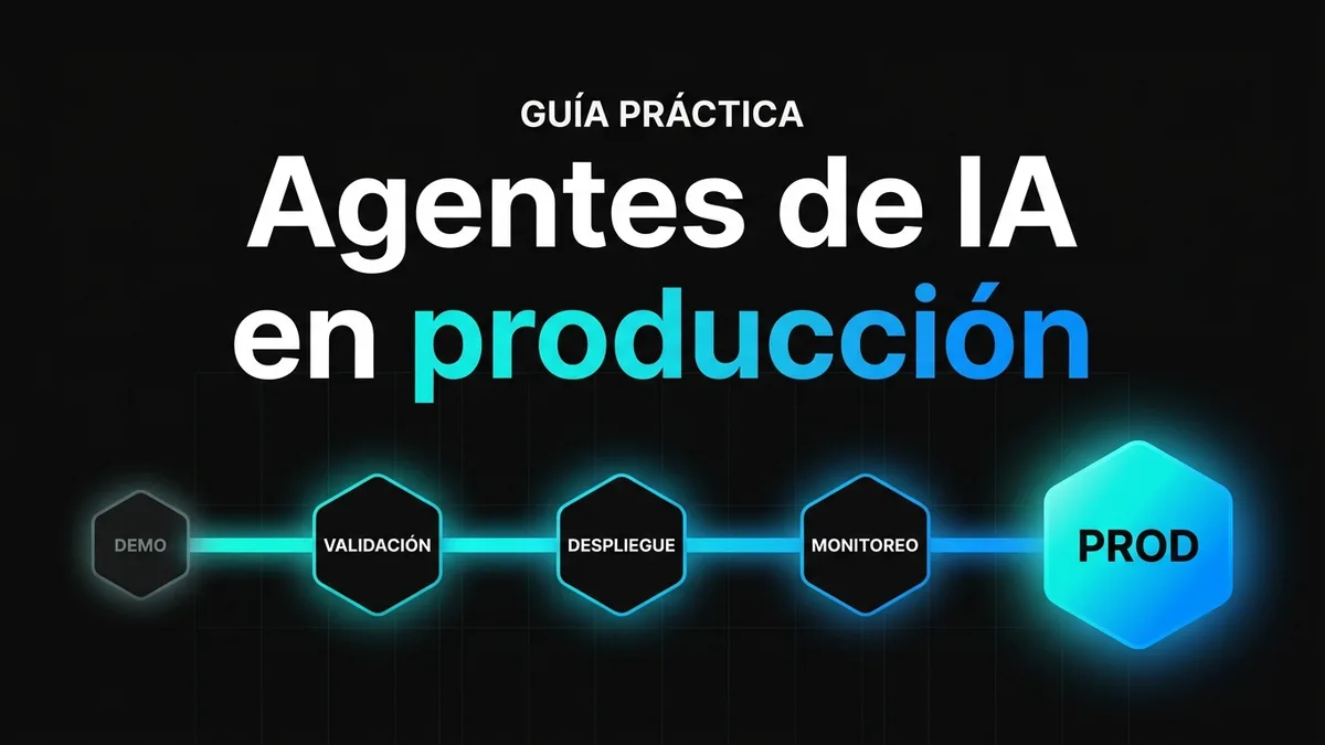 Cómo llevar un agente de IA a producción (sin que muera en demo)