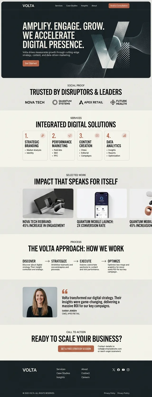 Resultado Nano Banana 2 — landing